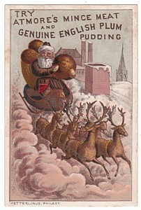 Atmore's Mince Meat Trade Card - Santa Claus