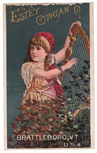 Estey Organ Victorian Trade Card